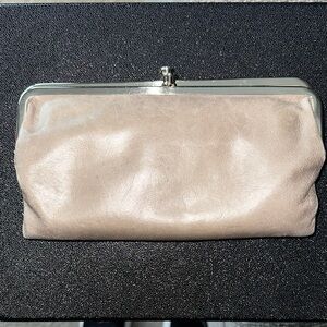Hobo Lauren Beige Clutch Wallet - Cadillac of wallets!!